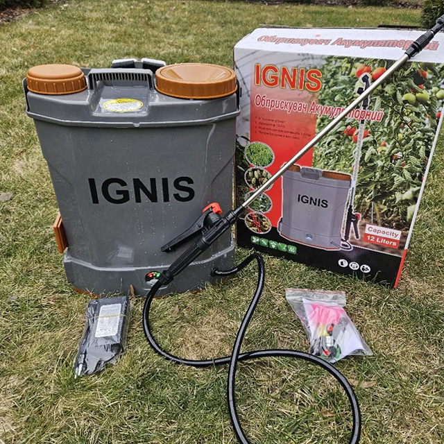 Характеристики обприскувача IGNIS